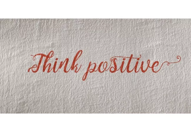 how does law of attraction work? the word "think positive"
