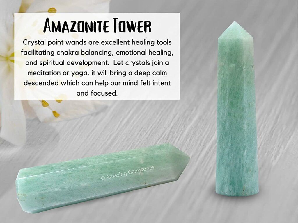 What Crystals Help With Anxiety and Depression? amazonite towers