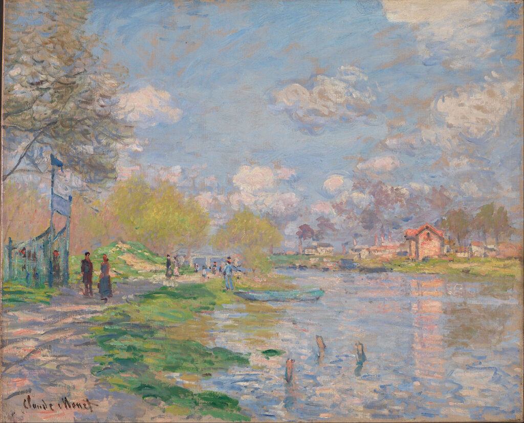 Monet in Bloom: picture of Spring by the Seine 1875
