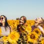 how to increase your vibrational frequency: many girls are smiling happily