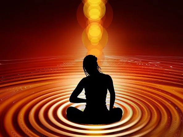 How to increase psychic abilities: a man is emitting vibrational frequency around him