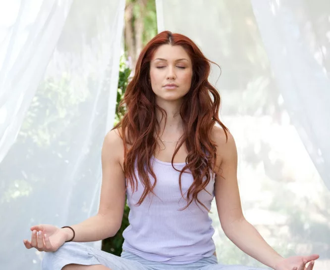 What is the power of your subconscious mind? a woman is meditating