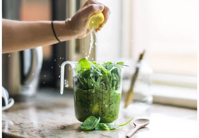 The Law of Attraction on Weight Loss: a healthy green juice