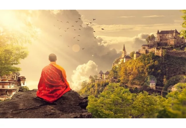What is the transcendental meditation technique? a monk is meditating